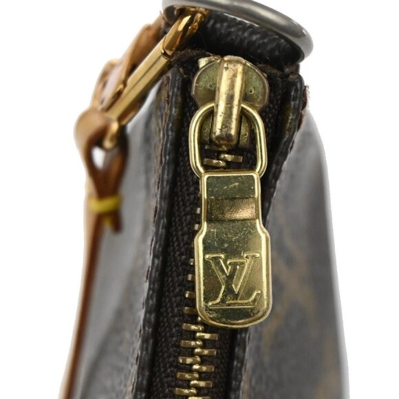 LOUIS VUITTON Pochette Accessoires Hand Bag Monogram Leather BN - Picture 7 of 16